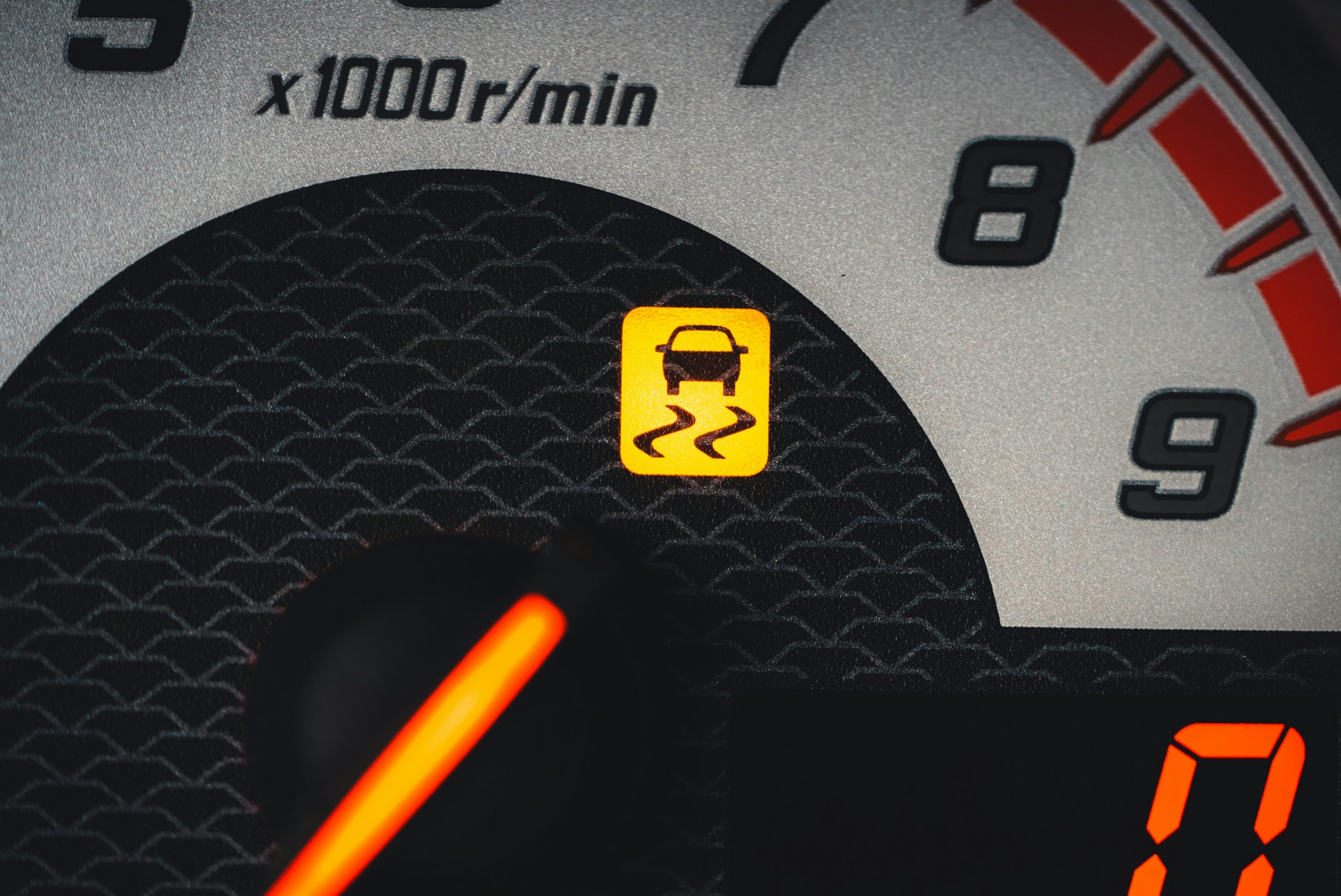 traction control light stays on